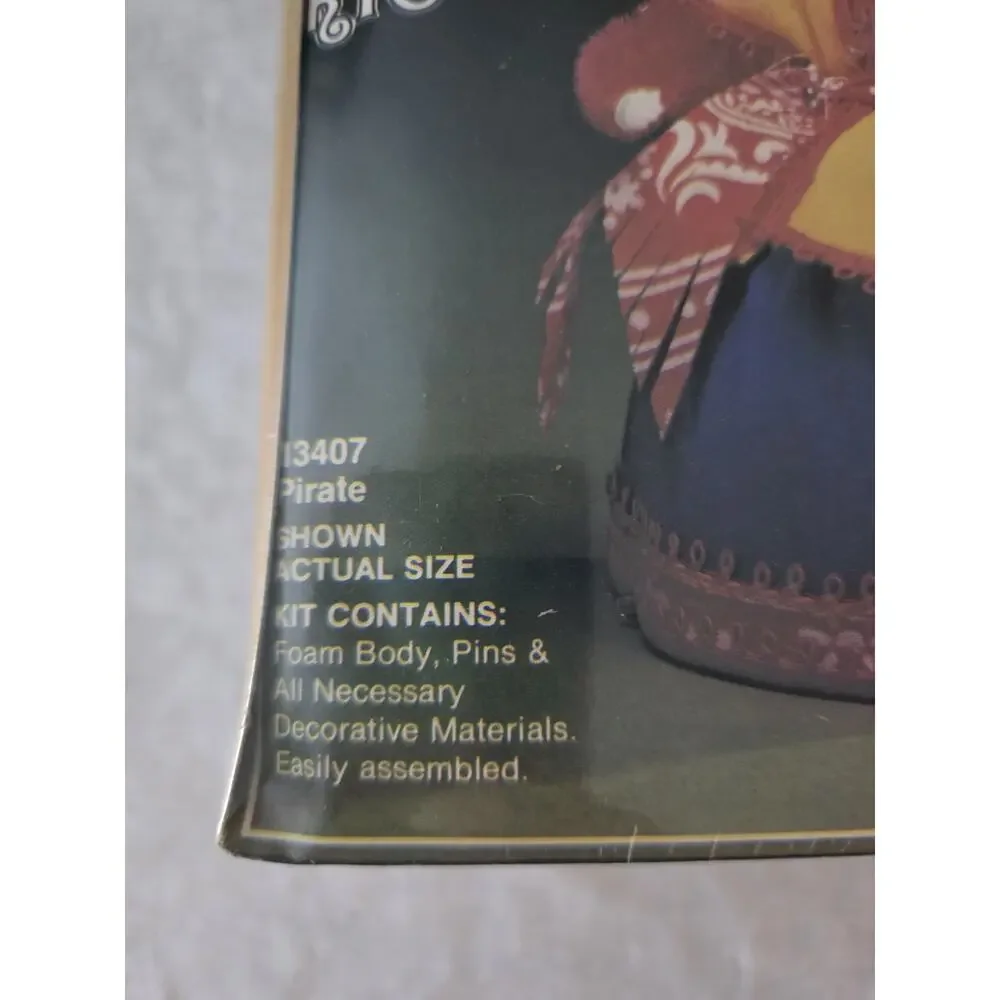 Walco Li'l Missy Beaded Doll Kit Sequin Vintage Pirate #13407